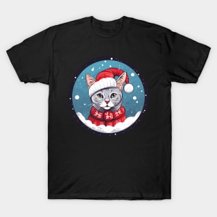 Egyptian Mau Cat Xmas, Love Cats T-Shirt